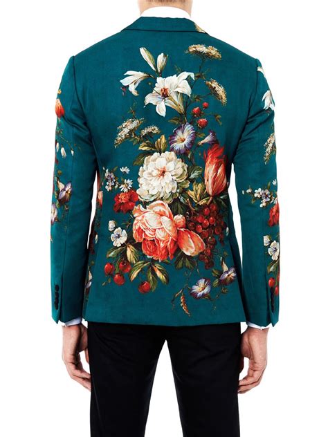 dolce gabbana flower jacket|Dolce & Gabbana jacket men's sale.